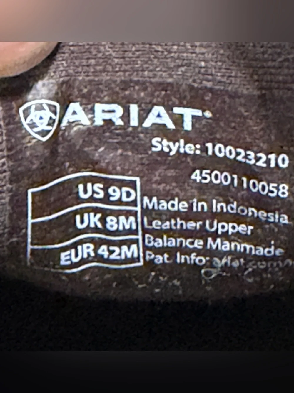 Like New ARIAT BOMBER CRUISER SHOES